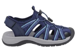 Cotswold Upton Damen Sandalen In Marineblau/Türkis