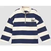 s.Oliver Sweatshirt Sweatshirt Oversize-Sweatshirt mit Print und Stehkragen