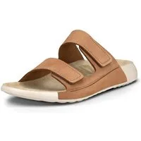 Ecco Cozmo Flat braun/beige Damen Sandale