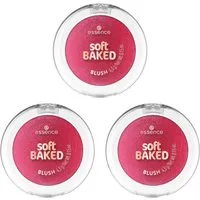 Essence Rouge SOFT BAKED BLUSH, 3-tlg., für einen soften, strahlenden Glow