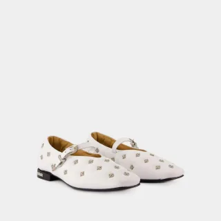 Ballerinas Aj1342 - Toga Pulla - Leder - Weiß
