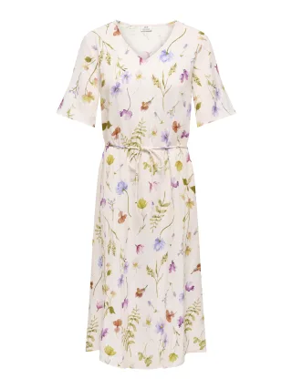 JDY - JDYVIOLA LIFE 2/4 MIDI DRESS WVN Pristine - Gr. - XS