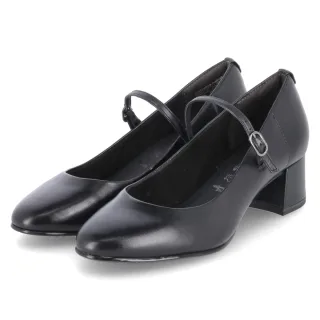 Tamaris Spangenpumps - Gr. 36 - Schwarz - Glattleder