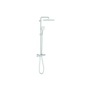 Grohe Tempesta 250 Duschsystem Cube 26689001 Thermostatbatterie für die Wandmontage, chrom