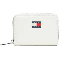 Tommy Jeans Geldbörse TJW MUST SMALL ZA, Damen Geldbeutel, Portemonnaie mit Logoflagge
