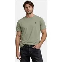 U.S. Polo Assn. T-Shirt USCaaleb – Herren Basic mit Rundhalsausschnitt 100 % Baumwolle mit weicher Haptik und leichtem Tragegefühl
