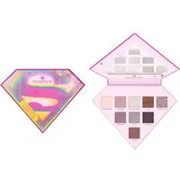 Essence Lidschatten-Palette Superman eyeshadow palette, Hochpigmentiert mit matten, schimmernden und metallischen Texturen.