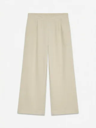VERO MODA - VMMYMILO LIN H/W CULOTTE PANT WVN GA BOO Silver Lining - Gr. - XL
