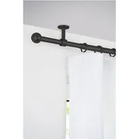 ondeco Gardinenstange Teleskopgarnitur Allrounder, Ø 19 mm, 1-läufig, ausziehbar, Bohren, verschraubt