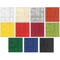 PAPSTAR GmbH Papierserviette 250 Servietten "ROYAL Collection" 1/4-Falz 40 cm x 40 cm, "Ornaments"