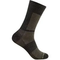 Wrightsock Wandersocken Crew Merino Coolmesh II (dünn, Merinowolle) timberbraun - 1 Paar