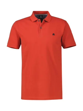 LERROS - POLO-KNOPF SCANDINAVIAN RED - Gr. - M