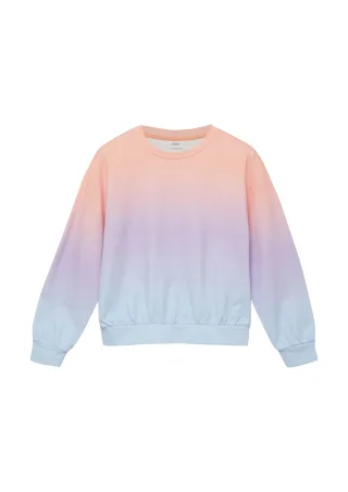 s.Oliver - Sweatshirt blau/mehrfarbig - Gr. - 176
