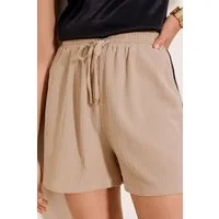 LIPSY Shorts Lipsy strukturierte Shorts im Knitterlook (1-tlg)