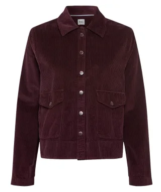 BRAX - Cord-Hemdjacke - Style Vega grau/grün - Gr. - 46