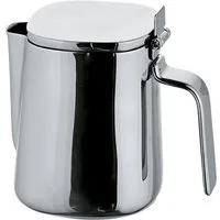 Alessi Milchkännchen Milchkännchen mit Deckel Edelstahl poliert 20cl, 0.2 l