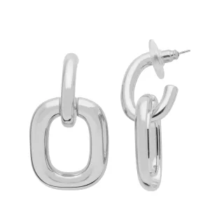 US Polo Assn Jewellery Blair Rhodium-Ohrringe