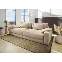Jockenhöfer Gruppe Big-Sofa Milano XXL, B: 290 cm, mit Zierkissen, Relaxfläche 120x240 cm, Federkern