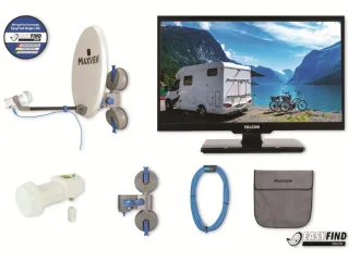 FALCON Easyfind TV Camping Set Maxview Pro, inkl. LED-TV 56 cm (22")