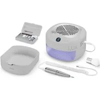 BEURER Maniküre-Pediküre-Set MP 210 LUX, professionelle Maniküre-Pediküre-Station für zu Hause, Mit Nagelfräser, UV/LED -Lampe und Nagelstaubabsauger
