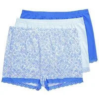 Ulla Popken Panty Pantys 3er-Pack Spitzensaum
