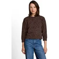 TOM TAILOR Denim Sweatshirt mit All-Over Print