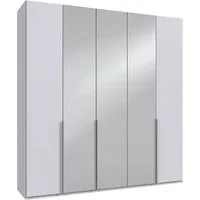 Wimex Kleiderschrank Mugano,in 5 Breiten,2 Höhen,2 Tiefen, viele Farben, Made in Germany (in Basic oder Premium Ausstattung) mit langen Griffen aus Metall, mit oder ohne Spiegel