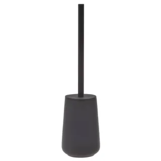 Toilettenbürste Nova One Porzellan 10x37cm | Zone Denmark Matt Soft-Touch black Klobürste WC-Bürste abgedeckter Behälter Tauschkopf.