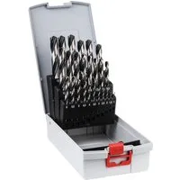 Bosch Professional Spiralbohrer HSS-PointTeQ, ProBox, (Set, 25-tlg)
