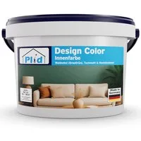 plid Wandfarbe Wandfarbe Matte 2.5L für ca. 18m² - Bunte Wand Designcolor Innenfarbe, Hochdeckend, Geruchsarm, Schnelltrocken