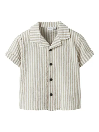 NAME IT - NMMFEDENIS SS SHIRT Chateau Gray - Gr. - 104