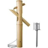 Ubbink Wasserspiel Bamboo Tumbler II, 8 cm Breite, (4 tlg), Naturbambus