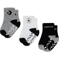 Converse ABS-Socken CHN CNVS A/O STAR GRIPPER PACK (3-Paar) rutschhemmende Sohle, 3er-Pack, für Kinder geeignet