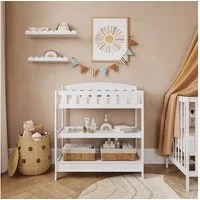 Vicco Wickelkommode Nesty, Weiß, 89 x 99.5 cm