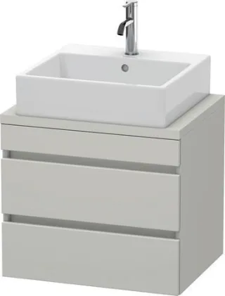 Duravit DuraStyle Konsolenwaschtischunterbau wandhängend Betongrau Matt 600x478x512 mm - DS530500707 DS530500707