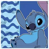 Disney Badetücher Disney Lilo und Stitch Ocean Waves Hand- und Gesichtstuch, Baumwolle (1-St)