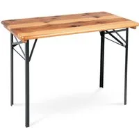 Stagecaptain Gartentisch "Hirschgarten" kurzer Bierzelttisch für Balkon 117 cm (1-St), ebenso kann auch als Esstisch, Campingtisch, Klapptisch dienen