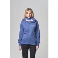 Bench. Sweatjacke HAYLO aus Baumwolle und Polyester, figurbetonte Passform, Langarm
