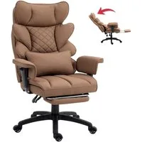 Dowinx Gaming-Stuhl Bürostuhl Ergonomisch mit Taschenfeder-Kissen (Packung), Chefsessel mit weiche Rückenlehne und verstellbare Lendenkissen