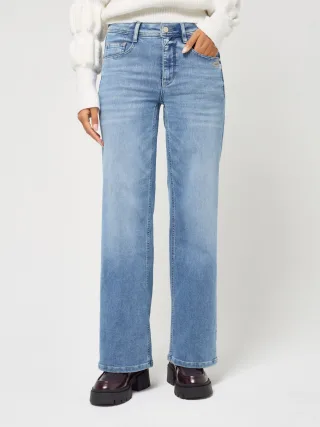 GANG Damen Jeans 94AMELIE WIDE - wide fit authentic waterlines