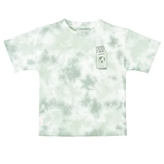 STACCATO - Kn.-T-Shirt, oversized dark mint batik - Gr. - 116/122