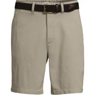 Chino-Shorts mit Textur und Gürtel für Herren, Herren, size: regular, Elfenbein, Baumwolle/Lyocell (Viskose)/Baumwoll-Mischung, by Lands' End
