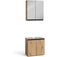 Vicco Badmöbel-Set Torren, Artisan, 2 Teile, (2-St., 2er Set)