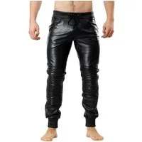Lederhose Bockle® New Joggers Herren Lederhose Lederjeans