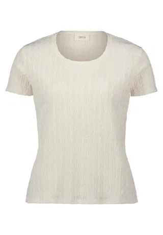 CARTOON - Rundhals-Shirt beige - Gr. - 36