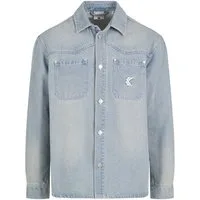 Karl Kani Langarmhemd Karl Kani Og K Western Denim Overshirt (1-tlg)