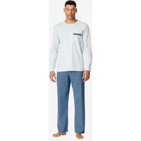 Schiesser Pyjama Comfort (2 tlg) Schlafanzug, Pyjama Set, Nachtwäsche