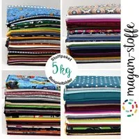 MAGAM-Stoffe Stoff "Stoffpaket", Stoffreste Paket Set Patchwork Baumwollstoff Kinderstoff