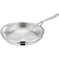 Tefal Bratpfanne Jamie Oliver E31104 Cook Smart, Edelstahl 18/10, unbeschichteter Edelstahl, Thermo-Fusion, induktionsgeeignet