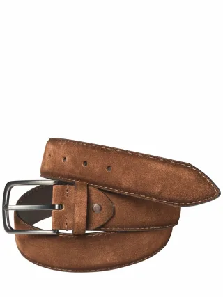 Mey & Edlich Herren Wilder Ledergürtel Braun Breite: ca